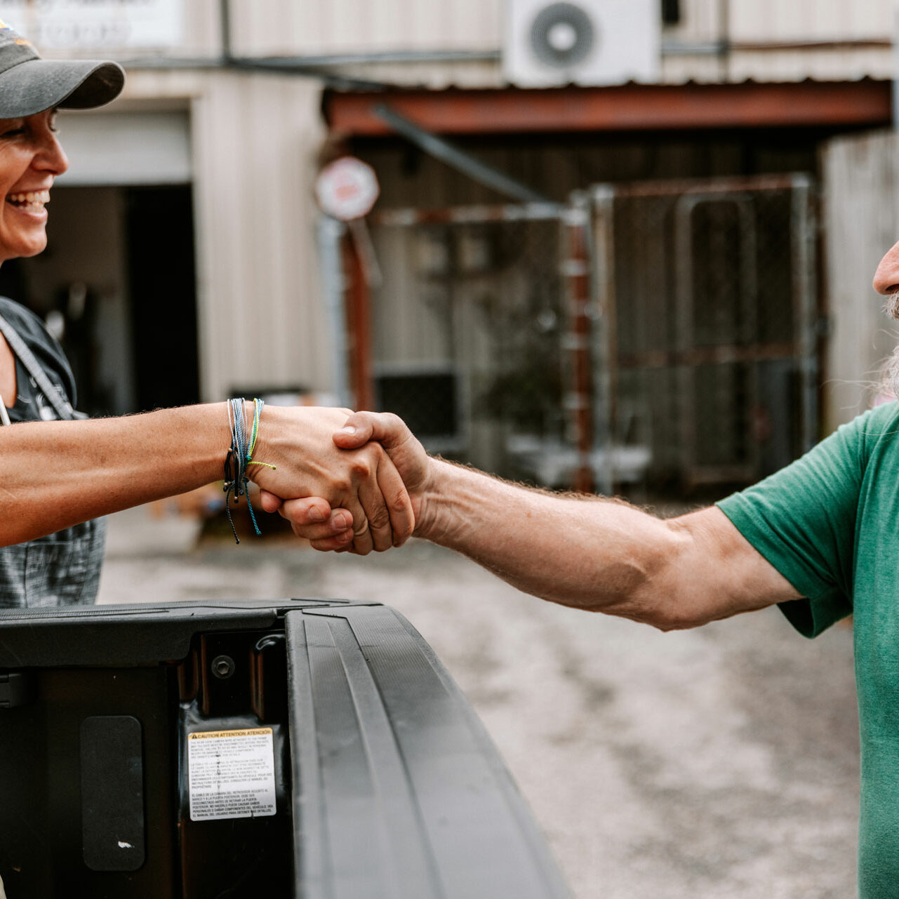 handshake between fde driver and chef at pine valley